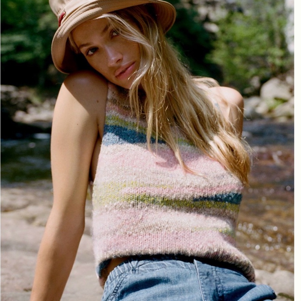 Pilcro Sweater Tank | XS | Multi